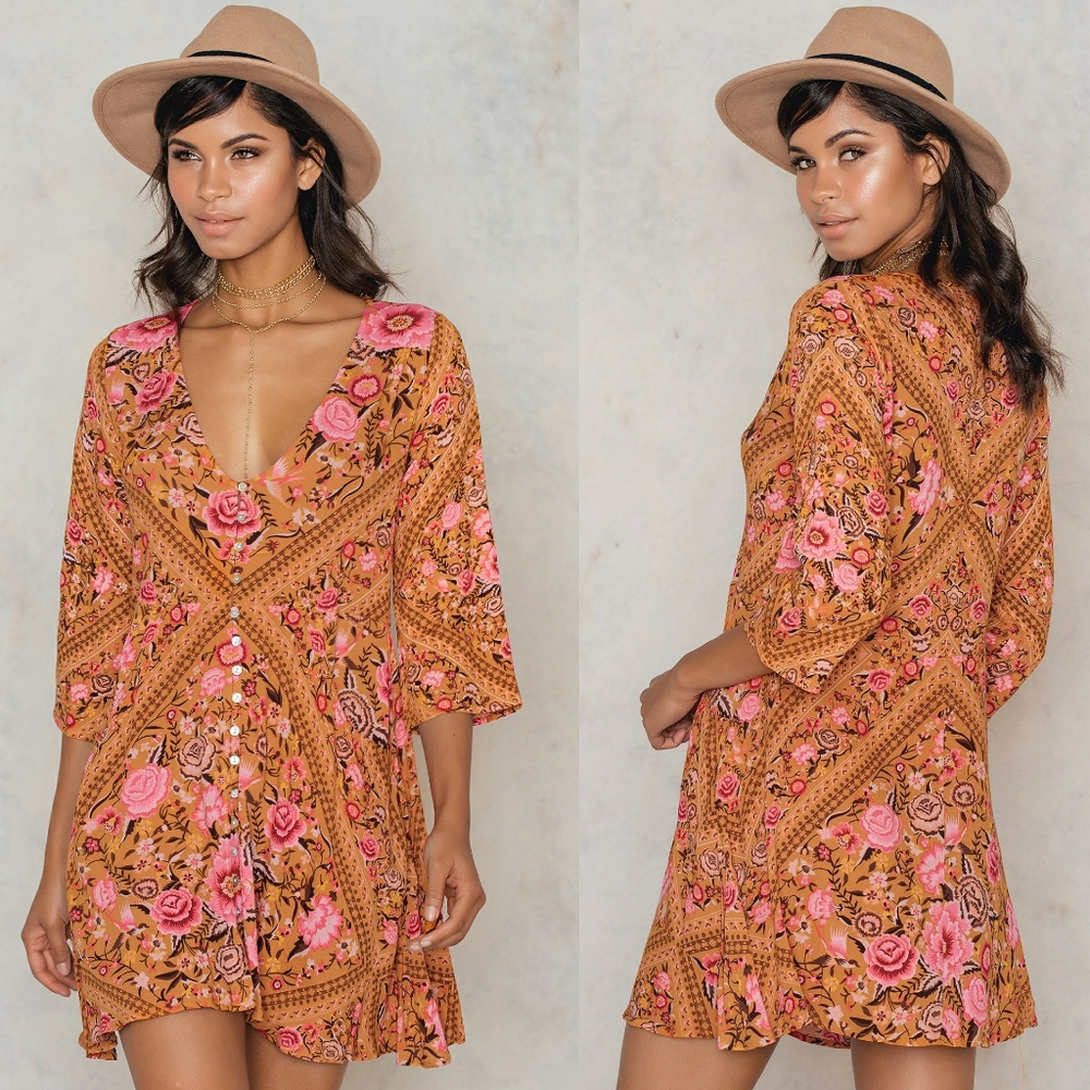 Babushka Amber Playdress S Mini Dress Spell Design